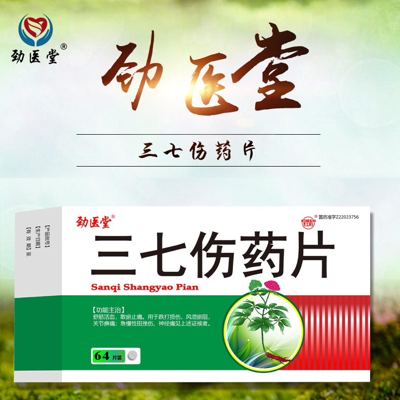 三七傷藥片 三七傷藥片